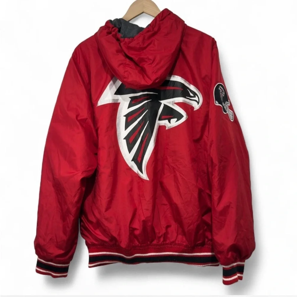 NFL Atlanta Falcons Reversible Full-Zip Hoodie Jacket G-III Sport Retro Football